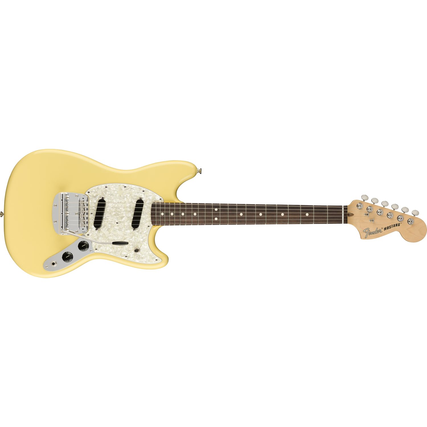 FENDER - American Performer Mustang, Touche palissandre - Vintage White