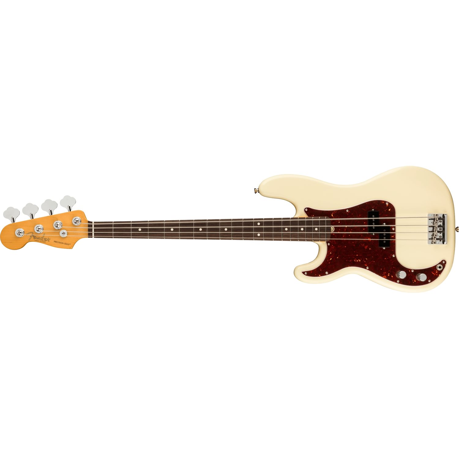 FENDER - American Professional II Precision Bass® - Gauchère, Touche en palissandre - Olympic White