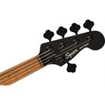 FENDER - Contemporary Active Jazz Bass® HH V, Touche en érable torréfié, Pickguard noir - Gunmetal Metallic