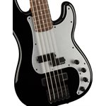 FENDER - Contemporary Active Precision Bass® PH V, Touche en Laurier, Pickguard anodisé argent - Noir