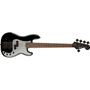 FENDER - Contemporary Active Precision Bass® PH V, Touche en Laurier, Pickguard anodisé argent - Noir