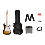 FENDER -  Squier Sonic™ Stratocaster® Pack, Maple Fingerboard, 2-Color Sunburst, Gig Bag, 10G - 120V