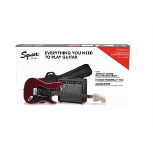 Fender - Affinity Stratocaster Pack HSS - Candy Apple Red