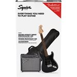 FENDER - Affinity Series™ Stratocaster® HSS Pack - Laurel Fingerboard - Charcoal Frost Metallic - w / gig bag, 15G - 120V