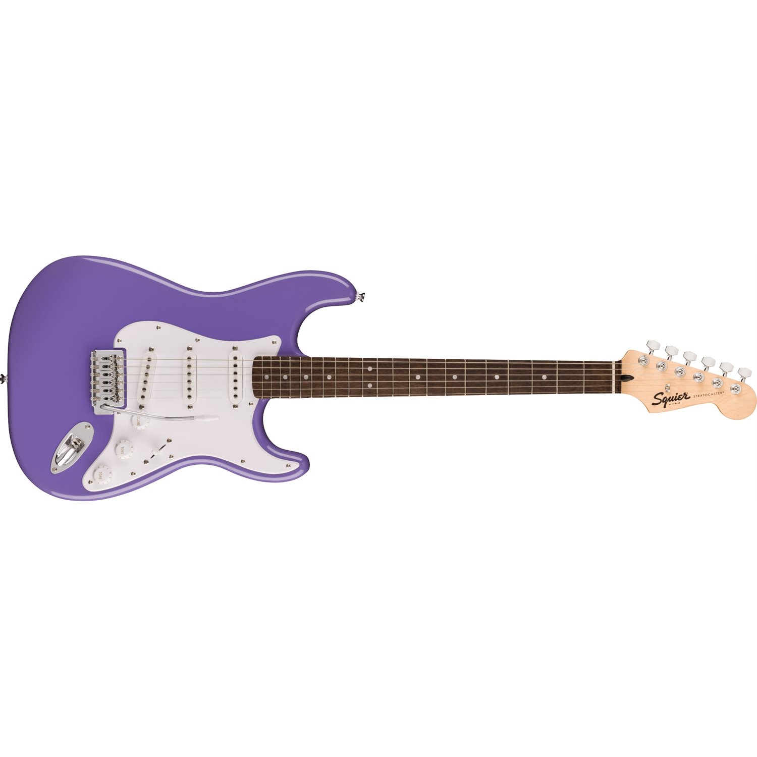 FENDER - Squier Sonic™ Stratocaster®, Touche en Laurel, Pickguard Blanc - Ultraviolet