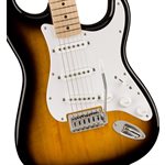 FENDER - Squier Sonic™ Stratocaster®, Touche en érable, pickguard blanc - 2-Color Sunburst