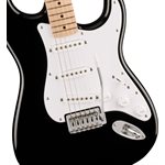 FENDER - Squier Sonic™ Stratocaster®, Touche en érable, pickguard blanc - Noir