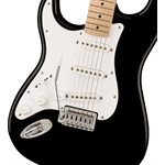 FENDER - Squier Sonic™ Stratocaster® Left-Handed, Maple Fingerboard, White Pickguard - Black