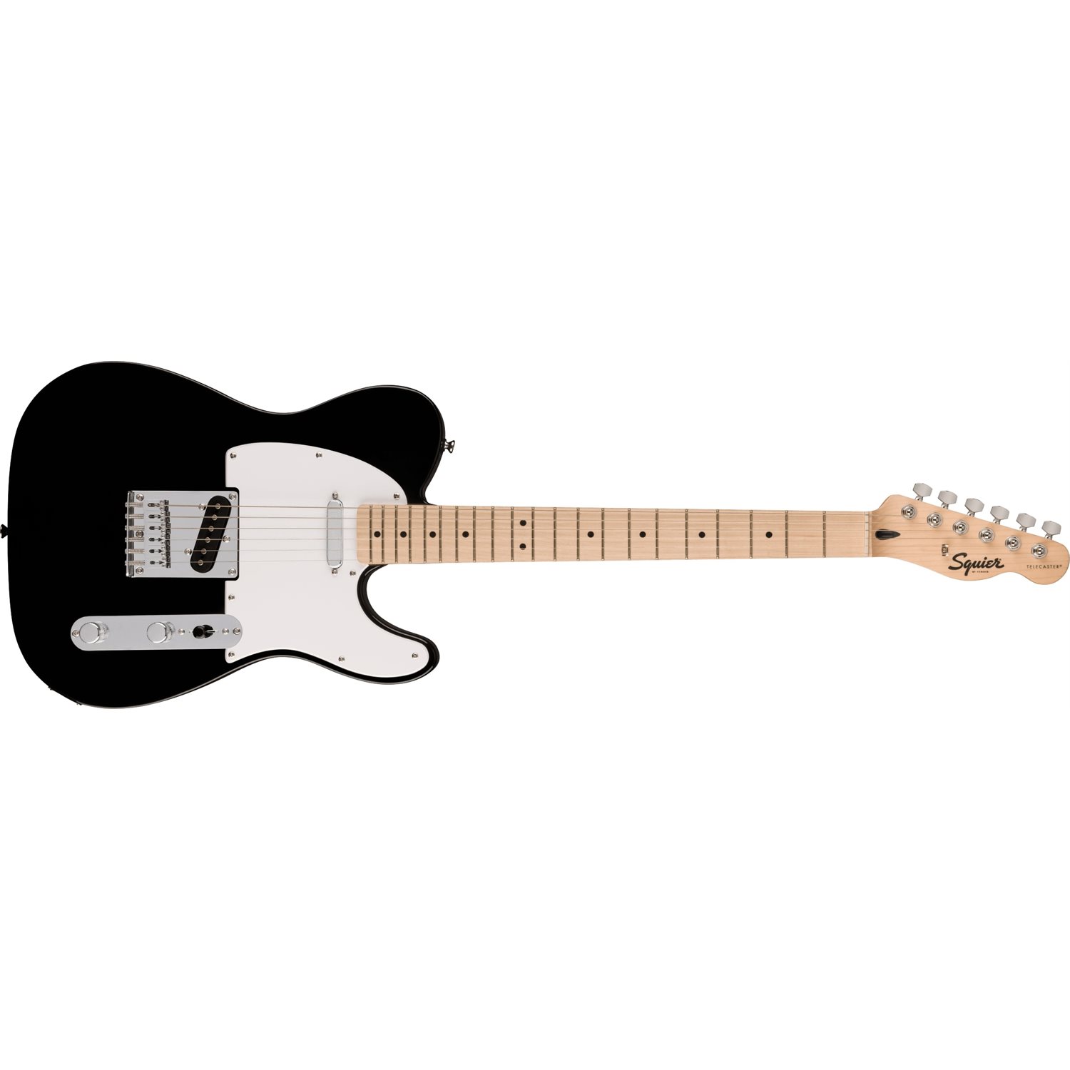 FENDER - Squier Sonic™ Telecaster®, Maple Fingerboard, White Pickguard - Black