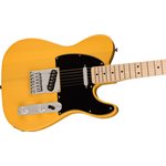 FENDER - Squier Sonic™ Telecaster®, Touche en érable, Pickguard noir - Butterscotch Blonde