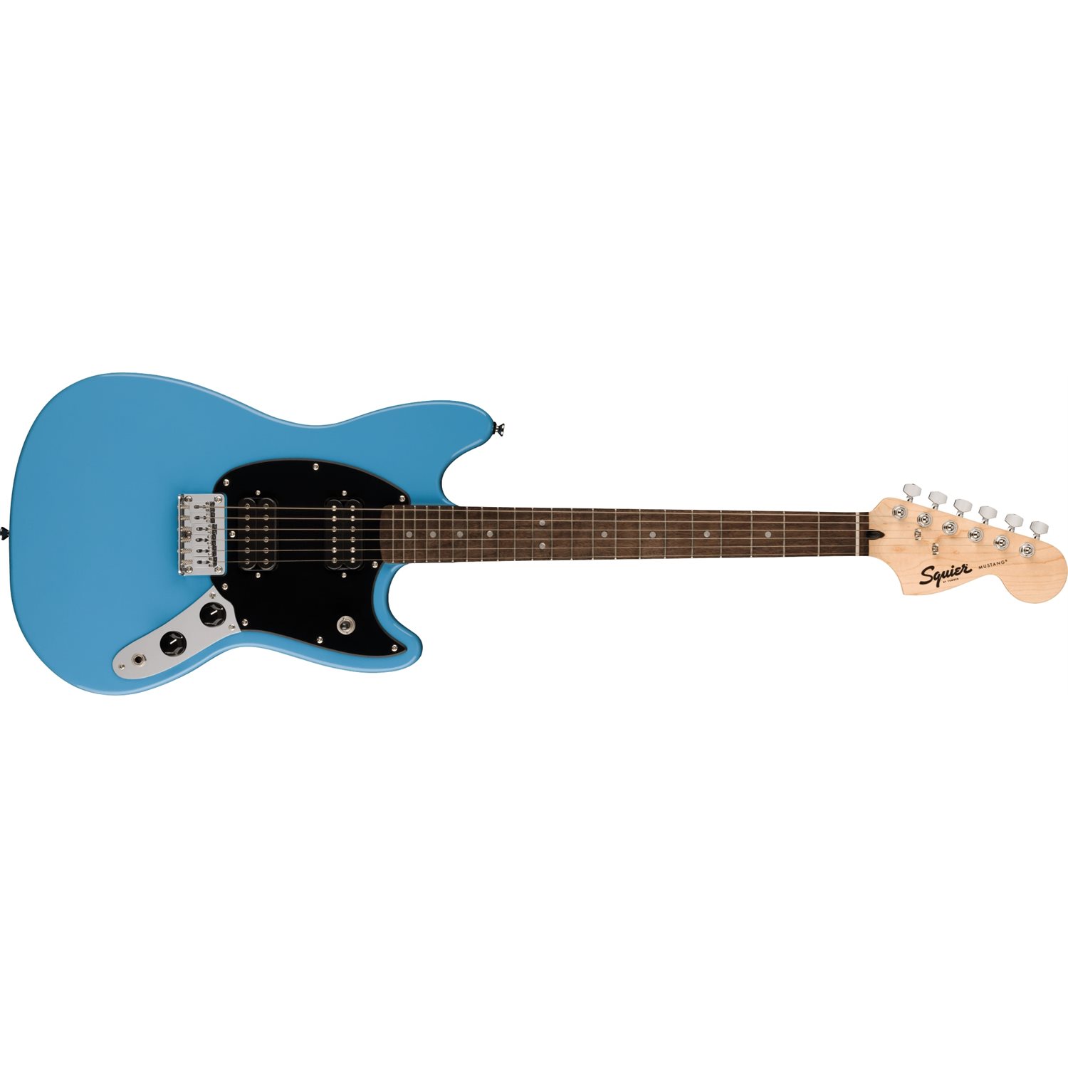 FENDER - Squier Sonic™ Mustang® HH, Touche en laurier, Pickguard noir - California Blue