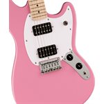 FENDER - Squier Sonic™ Mustang® HH, Touche en érable, Pickguard blanc - Flash Pink