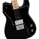 FENDER - Paranormal Esquire® Deluxe, Touche en érable, Pickguard noir - Metallic Black