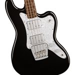 FENDER - Paranormal Rascal Bass HH, Laurel Fingerboard, White Pearloid Pickguard - Metallic Black