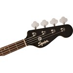 FENDER - Paranormal Rascal Bass HH, Touche en laurier, Pickguard en Pearloid blanc - Metallic Black