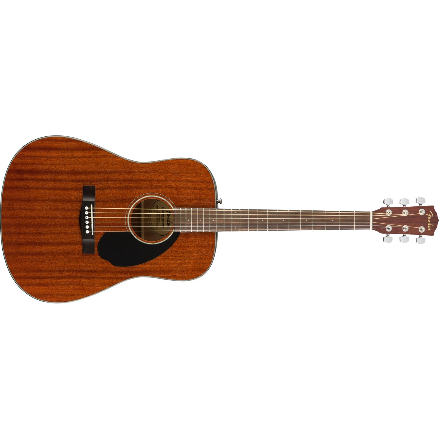 FENDER - CD-60S Dreadnought, Touche en noyer, entièrement en acajou