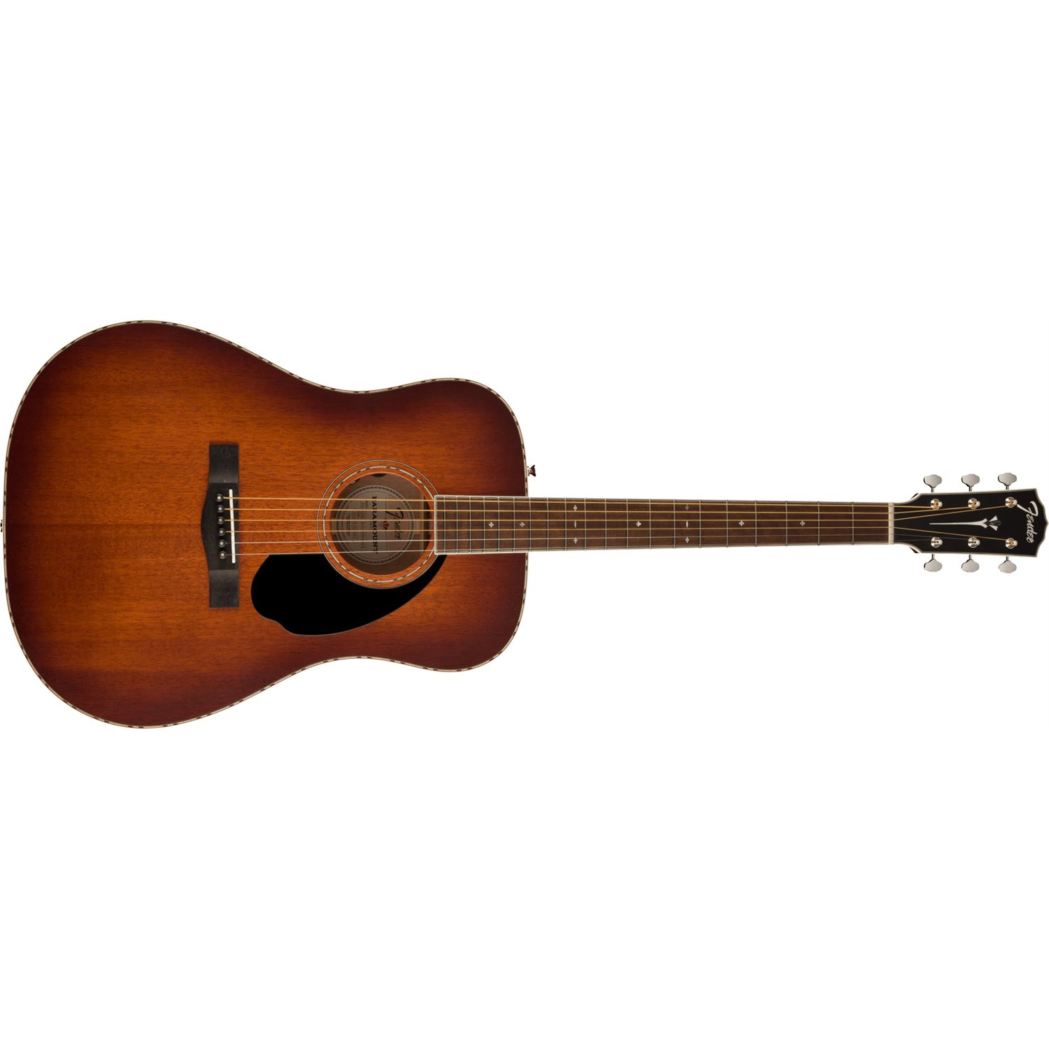 FENDER - PD-220E Dreadnought, all mahogany, Ovangkol Fingerboard - Aged Cognac Burst