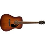 FENDER - PD-220E Dreadnought, tout en acajou, Touche en ovangkol - Aged Cognac Burst