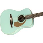 FENDER - Malibu Player, Touche en noyer - Aqua Splash