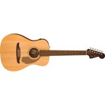 FENDER - Malibu Player, Touche en noyer, Pickguard doré - Naturel