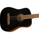 FENDER - FA-15 - guitare acoustique 3 / 4 - NOIR