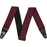 FENDER - HOUNDSTOOTH JACQUARD STRAP - Red