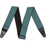 FENDER - SANGLE HOUNDSTOOTH JACQUARD - Teal