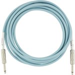 FENDER - Câble pour instrument série originale, 15', Daphne Blue