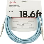 FENDER - Original Series Instrument Cable, 18.6', Daphne Blue