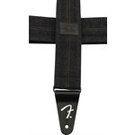 FENDER - Fender® x Wrangler® Denim Strap - Washed Black Stitch