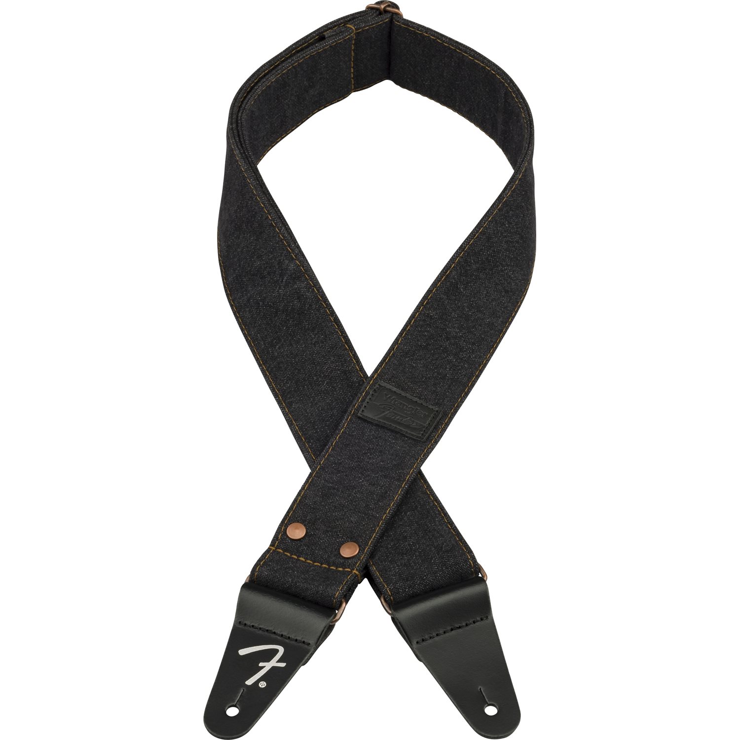 FENDER - Fender® x Wrangler® Riveted Denim Strap - Black