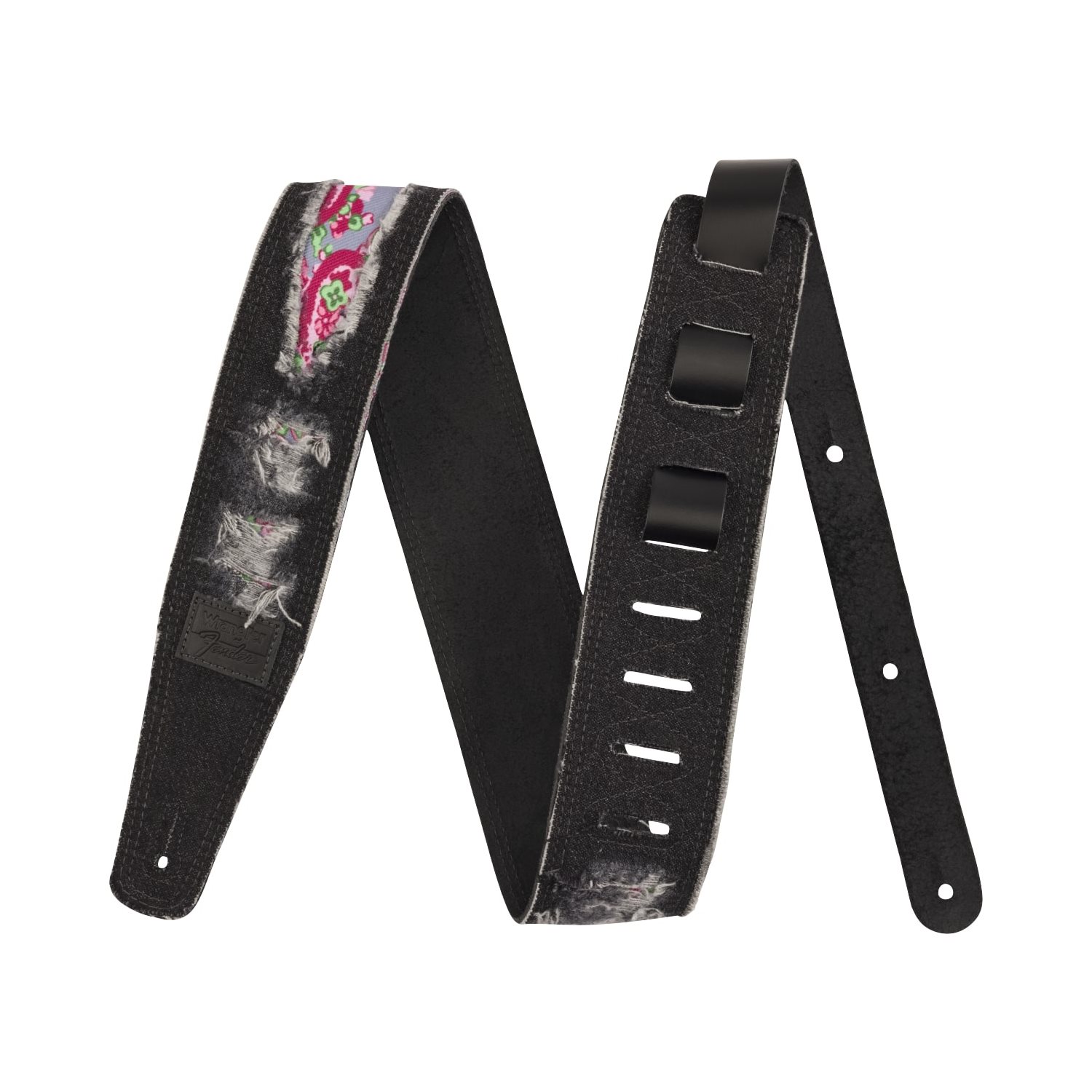 FENDER - Fender® x Wrangler® Ripped Denim Strap - Black