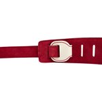 FENDER - John 5 Leather Strap - White and Red