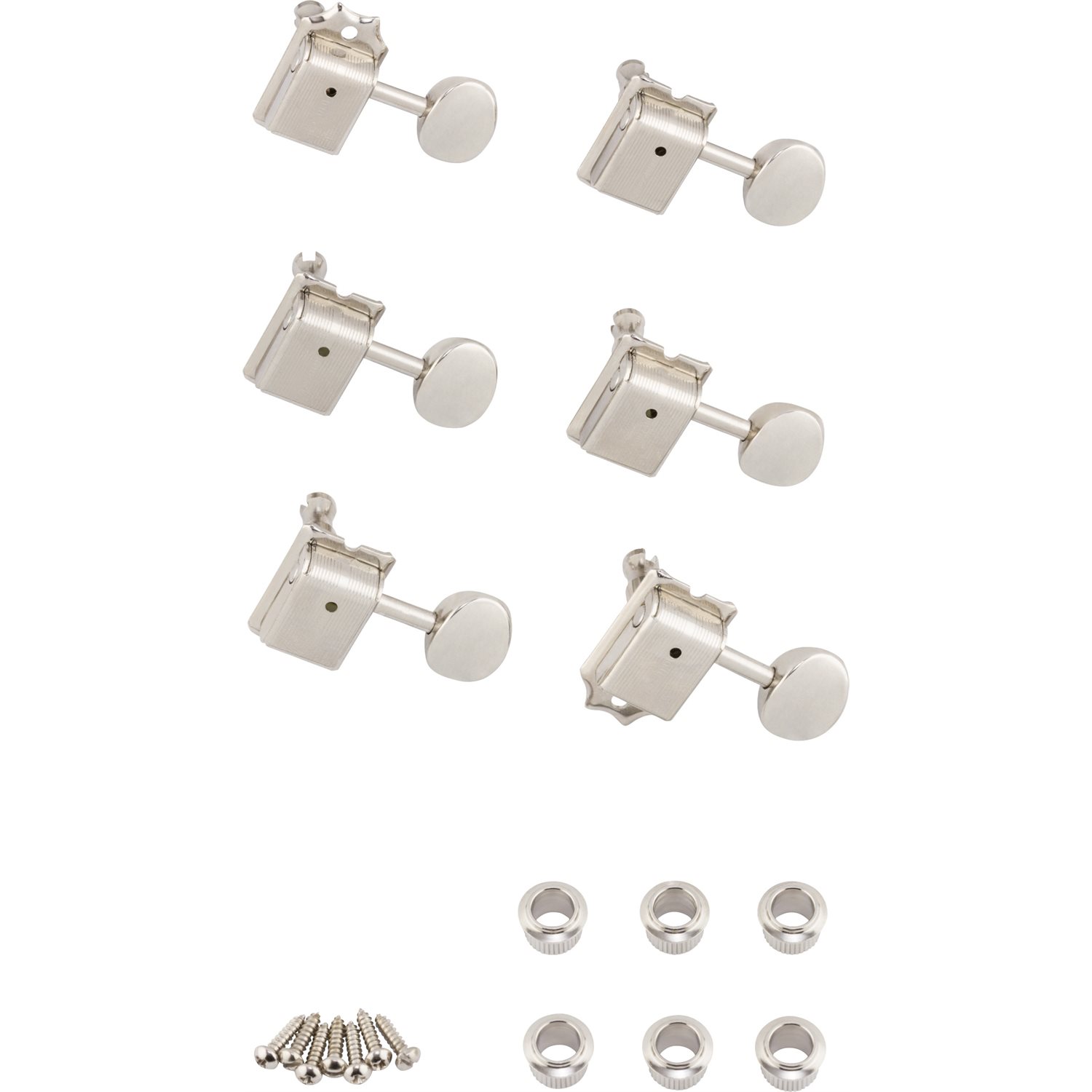 FENDER - Pure Vintage Guitar Tuning Machines (6) - Nickel / Chrome 