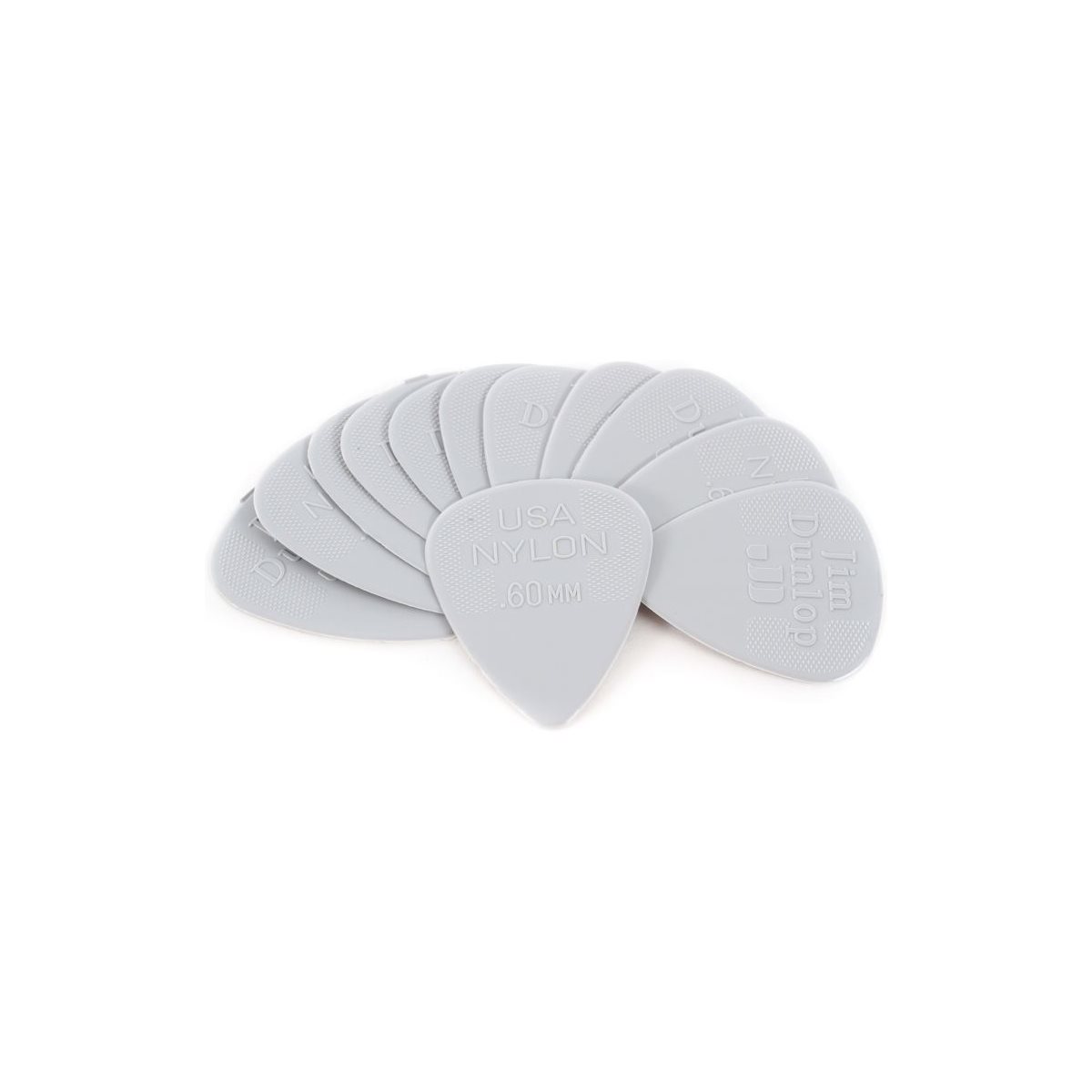 DUNLOP - NYLON STANDARD 0.60MM - 12 PICKS PACK