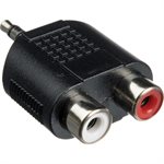 HOSA - Adapter Dual RCA to 3.5 mm TRS