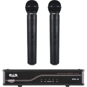 CAD - UHF Wireless Dual Handheld Microphone System - K / L