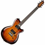 GODIN - 024124 - guitare électrique LGXT Cognac Burst Flame AA