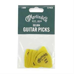 MARTIN - Delrin Picks - Yellow .73mm - 12 pack