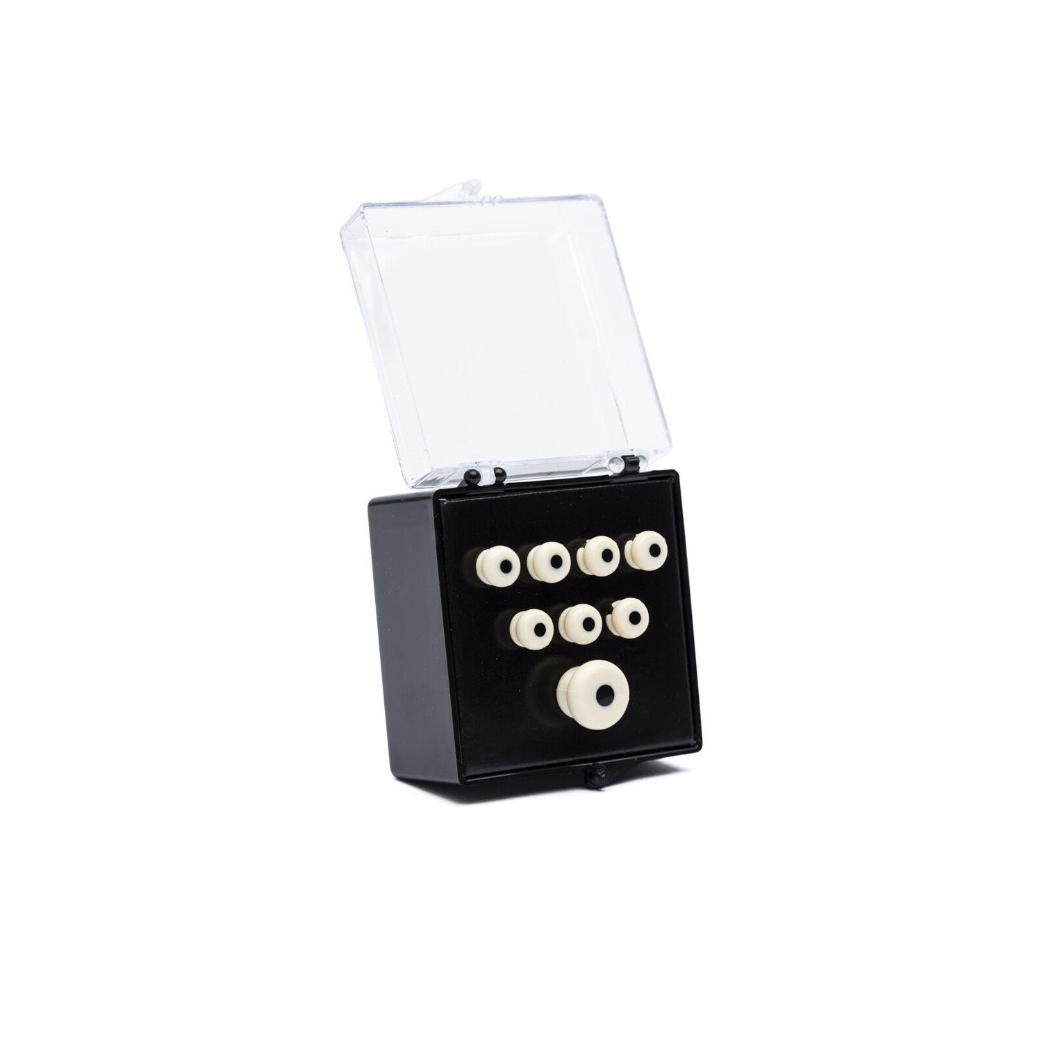 MARTIN - 18APP28 - INLAID BRIDGE & ENDPINS - WHITE / BLACK