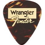 FENDER - WRANGLER® PICKS, 351 SHAPE, TORTOISESHELL, 8 pack