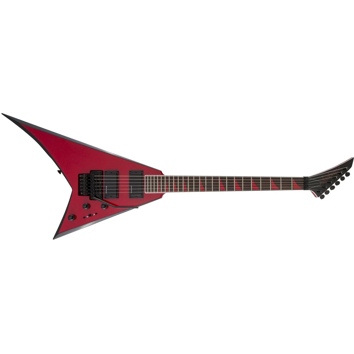 JACKSON - RRX24 RHOADS - RED WITH BLACK BEVELS