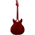 HAGSTROM - guitare électrique 6 cordes 67’ Viking Hollowbody - Wild Cherry Transparent