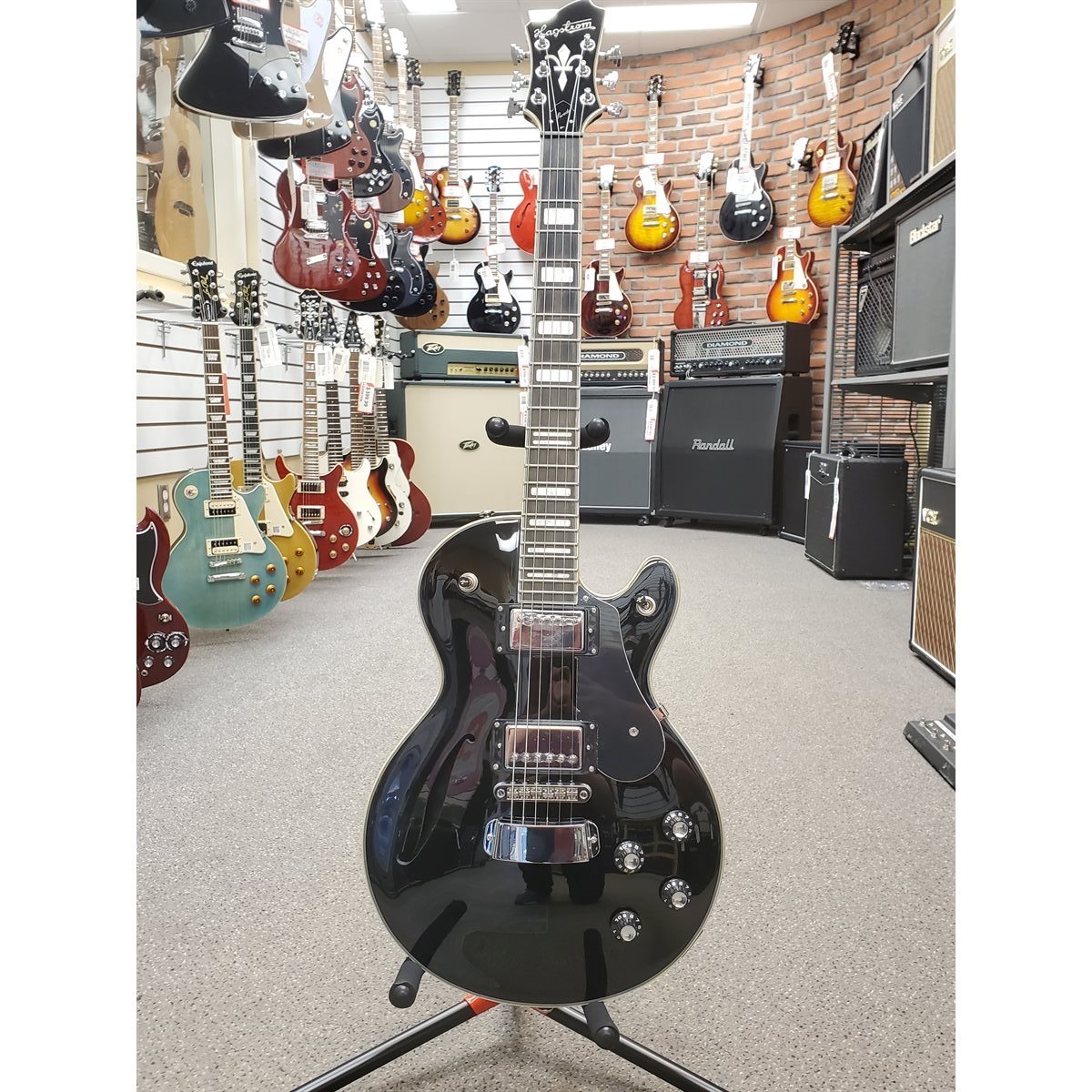 HAGSTROM - SWEDE F - CUSTOM 58 - noir brillant