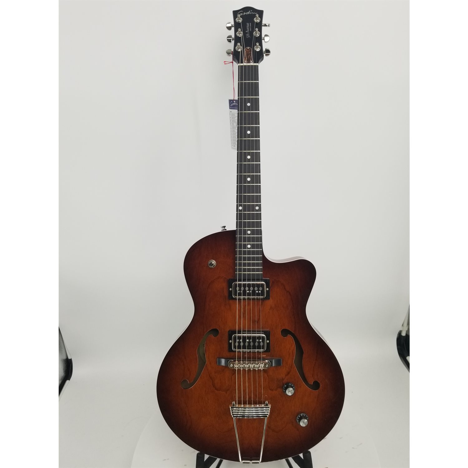 GODIN - 5th Ave Uptown T-Armond w / TV Jones T-Armond pickups - Limited Edition - Havana Burst