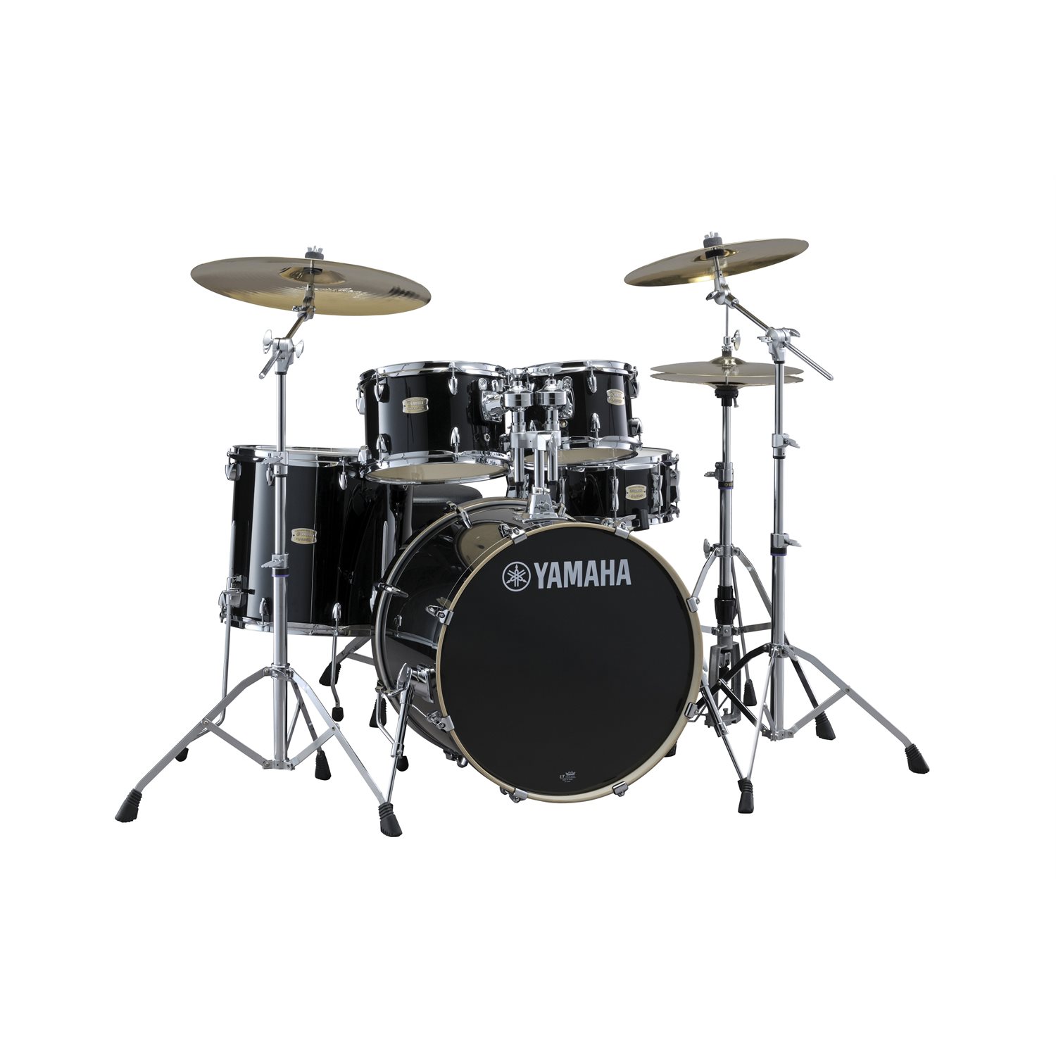 YAMAHA - STAGE CUSTOM birch - 10-12-16-22-14 - Raven Black