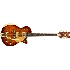 GRETSCH - G6134TGQM-59 Quilt Classic Penguin™ Édition limitée avec Bigsby®, touche en ébène - Forge Glow