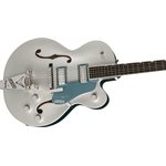 GRETSCH - G6118T-140 LTD 140th Double Platinum Anniversary™ with String-Thru Bigsby®, Ebony Fingerboard - Two-Tone Pure Platinum / Stone Platinum