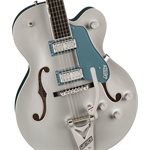 GRETSCH - G6118T-140 LTD 140th Double Platinum Anniversary™ with String-Thru Bigsby®, Ebony Fingerboard - Two-Tone Pure Platinum / Stone Platinum