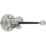 GRETSCH - G6118T-140 LTD 140th Double Platinum Anniversary™ with String-Thru Bigsby®, Ebony Fingerboard - Two-Tone Pure Platinum / Stone Platinum